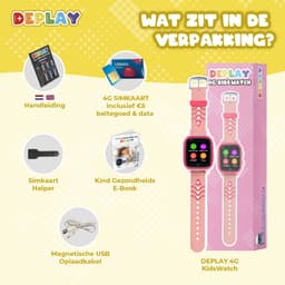 DEPLAY 4G KidsWatch - Roze — thumbnail 4