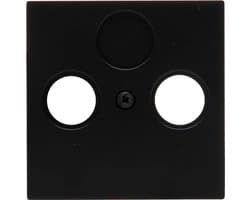 KOPP - Afdekplaat/Centraalplaat - Athenis HK07 - Televisie/Radio - Coax - Mat Zwart