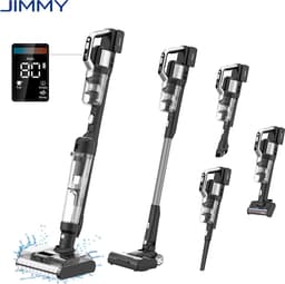 JIMMY PW11 Pro Max 5-in-1 Snoerloze Stofzuiger & Wasmachine, 460W Sterk Vermogen, Dubbele Reiniging, Hete Lucht Sneldroog,LED Scherm, 180° Plat Opleggen Ontwerp, Dubbele Rolborstels, Voor Harde Vloeren, Zilver-Zwarte Kleur — thumbnail 1