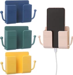 Wandhouder voor Mobiele Telefoons - Opbergdoos voor wandmontage - Afstandsbediening Houder - AB Houder - Remote Controll Holder - LOUZIR — thumbnail 4