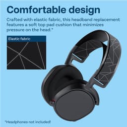 Vervangende Hoofdband voor SteelSeries Arctis 7 / Arctis 9 / Arctis Pro & Arctis Prime Wireless Gaming Hoofdtelefoon en Meer van MMOBIEL – Flexibele Stoffen Hoofdband – Hoofdtelefoon Vervangende Band — thumbnail 2