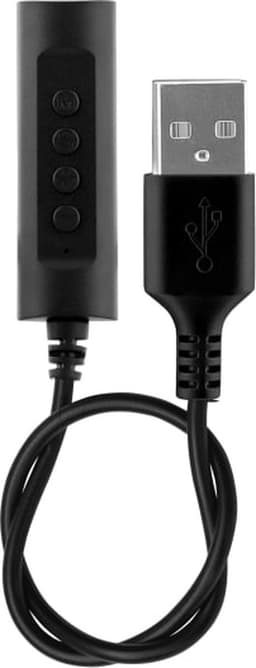T'nB BLHSMONO hoofdtelefoon/headset Bedraad Hoofdband USB Type-A Zwart — thumbnail 4