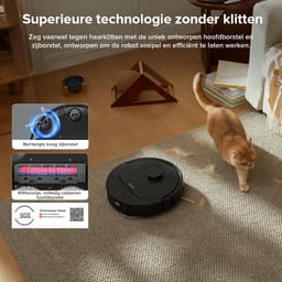 Roborock QR598 robotstofzuiger - 8000Pa - met dweilfunctie - Dual Liftable Spinning Mops - anti-verstrengeling - Reactive Tech Obstacle Avoidance - Zelfreinigend - Qrevo upgrade — thumbnail 3