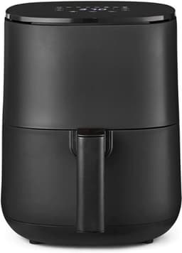 StayPowered Luchtfriteuse - Gezond en Snel Koken - Digitale Touchscreen-bediening - 8 Voorinstellingen - 5-in-1 Multikoker - Geen Voorverwarmen Nodig - Vaatwasmachinebestendig - Compact Ontwerp - Matzwart - Levering Sneller dan Aangegeven! — thumbnail 1