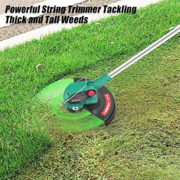 Krachtige 36 V Accu Grastrimmer met Variabele Snelheid en Automatisch Lijntoevoersysteem — thumbnail 4