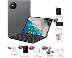 Pad 8 Pro Snapdragon 8gen2 Android Tablet 11Inch Hd 16GB 1TB 12000 Mah 5G Dual Sim Wifi Tafel Pc - Grey