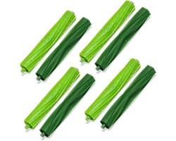 Hoofdborstels/rubberen borstels Geschikt voor iRobot Roomba i7, 4 paar