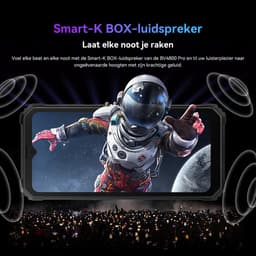 Blackview BV4800 Pro 12GB+128GB Outdoor Smartphone 6.56 inch Android 14, IP68 waterdicht Dual 4G LTE, NFC, OTG, GPS, FM, Zwart — thumbnail 2
