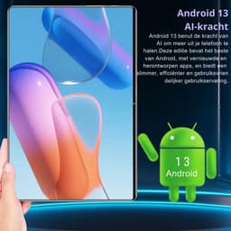 2025 5G Nieuwe 10,36 Inch Tablet Android met 12GB RAM, 256GB ROM, Android 12000mAh Batterij, 16MP + 32MP Camera, 10-Core, Dual Sim Netwerk, Bluetooth - Goud — thumbnail 2