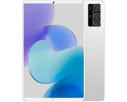 2025 5G Nieuwe 10,36 Inch Tablet Android met 12GB RAM, 256GB ROM, Android 12000mAh Batterij, 16MP + 32MP Camera, 10-Core, Dual Sim Netwerk, Bluetooth - Silver