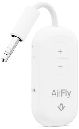 Twelve South AirFly Pro 2 – Geniet van In-Flight Entertainment met Draadloze Hoofdtelefoons – Koppel Twee Sets Draadloze Hoofdtelefoons voor Gedeeld Luisteren – Meer dan 25 Uur Batterijduur - Wit — thumbnail 3