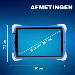 Balou ChildTab XL Kindertablet 10.1 inch met bluetooth koptelefoon - Blauw of Roze - 128GB (64GB+64GB) + 4GB RAM - Inclusief Gratis Screenprotector en 64GB SD-kaart - Ouderlijk Toezicht & Lange Batterijduur — thumbnail 4