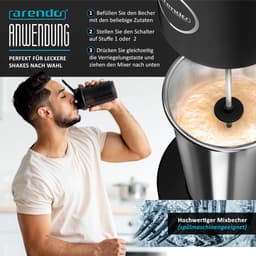 Milkshake Machine - Frappe Mixer - Softijs Machine voor Thuis — thumbnail 3