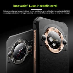 Blackview BL9000 - Robuuste Smartphone - 5G - 24GB RAM - 512GB - 120Hz 6.78'' FHD - 8800mAh/120W - 50MP+50MP - IP68 Waterdicht - 1.32" Achterkant Dsiplay - NFC - GPS - Goud — thumbnail 10