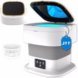 Mini Wasmachine met Centrifuge - Voor Kleine Wasgoed - Meerdere Programma's - — thumbnail 1