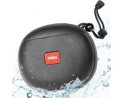 GTB® Douche Speaker - Badkamer Speaker - Douche Speaker Bluetooth - Zwart - 5.7 x 9.9 x 12.5 cm