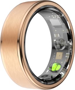 Kuno Ring 1 - Slimme ring - Smart Wearable - Health Ring - Slaap Tracker - Hartslagmeter - Stappenteller - Fitness en Activiteiten Tracker - Calorieen Bijhouden - Geen Abbonement - Waterdicht - voor Mannen en Vrouwen - Goud - Maat #12 — thumbnail 1