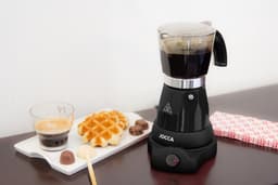 MyLucinda® Inductie Koffiezetapparaat - Italiaanse Espresso voor 4 Kopjes - Draagbaar - 360° Draaibare Basis - Warmtebestendig Handvat — thumbnail 4