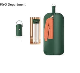 FIBILA Draagbare Mini Wasdroger - Wasdroger Condensdroger - Wasdrogers - Mini Droger - Was Droger - Multifunctionele Reis Droger met Tas voor Ondergoed, Badpakken, Sokken en Schoenen - Compact, Geluidsarm en Veilig — thumbnail 1