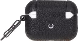Charmant Style - Airpodshoesje leer -Airpods case -Airpods hoesje leer- Leren hoesje geschikt voor Apple Airpods Pro 2 en 1 - Leren - Beschermend Hoesje- Zwart — thumbnail 1