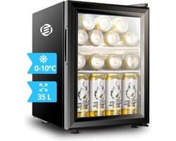 Equivera Mini Fridge for Drinks - Kleine Koelkast - Mini Koelkasten - Minibar - Mini Fridge - Mini Koelkast - Mini Koelkastje - Must have voor in Huis!