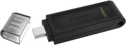 Kingston USB Stick 128GB - DataTraveler 70 - USB-C 3.2 - 100 MB/s — thumbnail 1