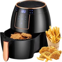 Airfryer - Heteluchtfriteuse - 5,5L - 1500W - Touchscreen - Zwart — thumbnail 1