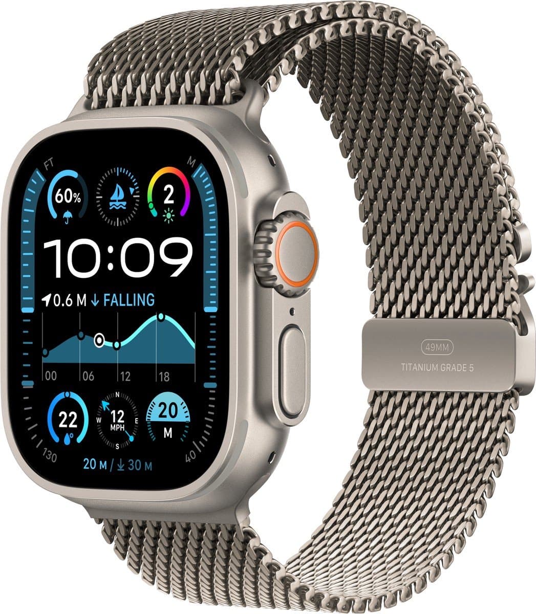 Apple Watch Ultra 2 Cellular 49mm Natural Titanium (Natural) — afbeelding 1