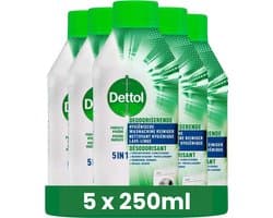 Dettol Machinereiniger 250ML - 5 Stuks - Voordeelverpakking