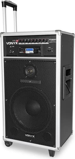 Mobiele speaker - Vonyx ST180 portable speaker met Bluetooth en draadloze microfoons - 450W — thumbnail 2