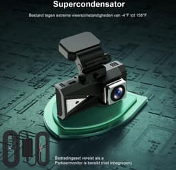 Ultra HD Auto Dashcam - 3840x2160P Frontale Dashcam - G-sensor, Loop-opname, Eenvoudige Installatie - Haarscherpe Beelden voor Veilig Rijden - Auto Dashboard Camera voor Ongeëvenaarde Opnamekwaliteit — thumbnail 2