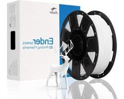 3D-printerfilament PLA 175 mm dimensionale nauwkeurigheid +/- 002 mm 1 kg spoel wit