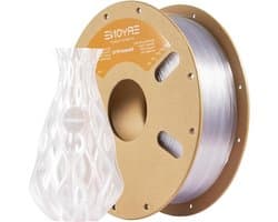 175 mm PETG 3D-printer filament - transparant - 003 mm/spoel