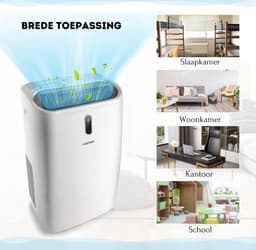 Costway 5-in-1 Mobiele Airco 16000 BTU met WIFI Bediening - Luchtontvochtiger Met Afstandsbediening - Verwarmen & Koelen - Ruimtes Tot 45m² — thumbnail 4