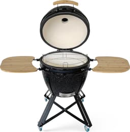 Grillx Kamado BBQ - 24 Inch - Incl. Hoes - Barbecue Egg - Houtskool Barbecue - Zwart - Ø 53cm — thumbnail 2