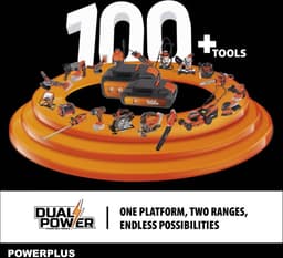 Dual Power Accu-grasmaaier POWDPGLWS1 - 20 V, 340 mm Ø grasmaaier, met accu en lader, met 30 L grasopvangbak en achteruitworp — thumbnail 2