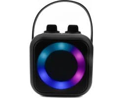 Soundmaster BT2024SW - draagbaar Bluetooth karaokesysteem met 2 Bluetooth microfoons