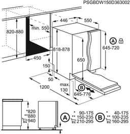 AEG FSE62417P AirDry - Inbouwvaatwasser — thumbnail 10
