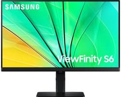 Samsung ViewFinity LS24D600EAUXEN - QHD - IPS paneel - 100 Hz - in hoogte verstelbaar - 24 inch — thumbnail 1