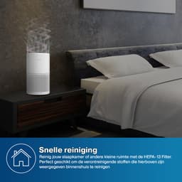 Erikssøn Luchtreiniger Prime - Wit - 70 m3/u - Vermindert Stof En Pollen - Met Hepa Filter - Air Purifier — thumbnail 7
