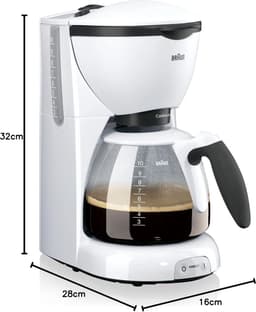 PurAroma KF 520/1 Koffiezetapparaat - 10 Kopjes - OptiBrew-Technologie - Anti-Drup Systeem - 1100W - Wit — thumbnail 2