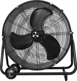 CasaFan DF600 Eco IP54 SL Vloerventilator 123 W (Ø x h) 65 cm x 77 cm Zwart (mat) Zwenkbaar — thumbnail 1