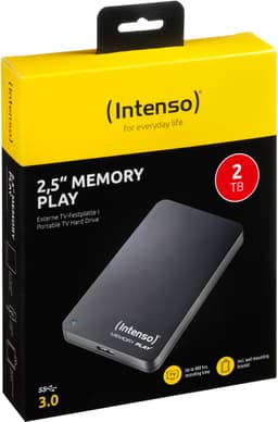 Intenso Memory Play 2 TB Externe harde schijf (2.5 inch) USB 3.2 Gen 1 (USB 3.0) Zwart 6021480 — thumbnail 4