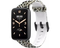 Siliconen Smartwatch bandje - Geschikt voor Lucky Leopard Xiaomi Smart Band 7 Pro bandje - Strap-it Horlogeband / Polsband / Armband
