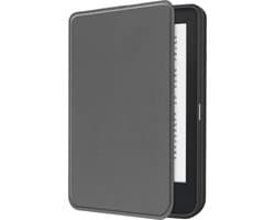 Hoes Geschikt voor Kobo Clara 2E - E-reader Hoesje Bescherm Hoesje Case Sleep Cover - Hoes Geschikt voor Kobo Clara 2E Hoesje - Grijs