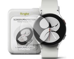 Ringke Screen Protector Geschikt voor Samsung Galaxy Watch 4 44MM - ID Glass - 4-Pack