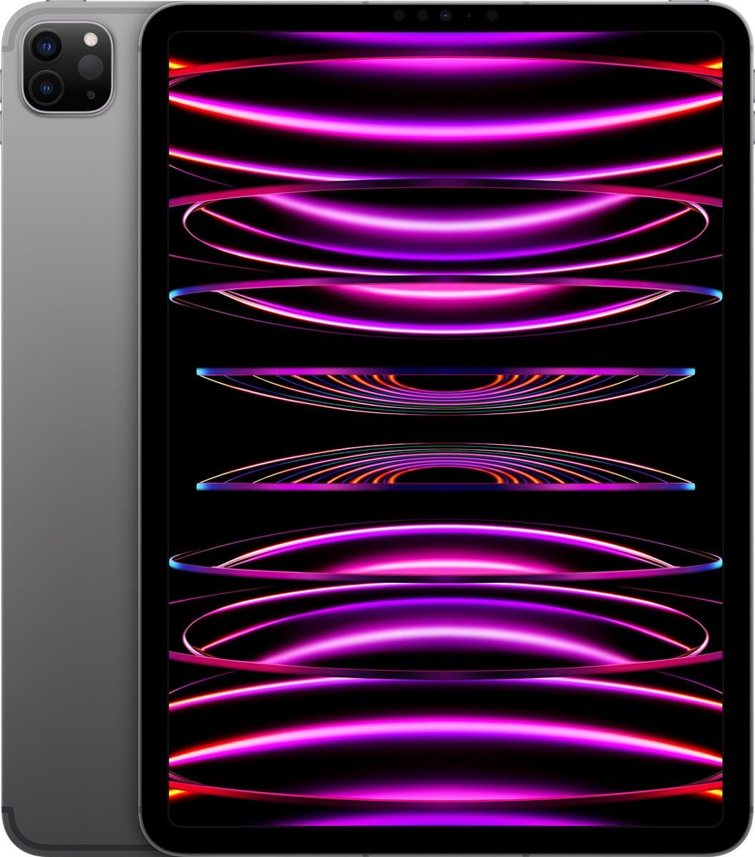 Apple iPad Pro (2022) - 12.9 inch - WiFi + 5G - 128GB - Spacegrijs - 6e generatie — afbeelding 1