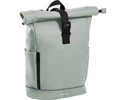 Daniel Ray Highlands Rolltop Waterafstotende Laptop Rugzak 15 Liter - Waterproof Rugtas 15.6'' inch - Spat Waterdicht - Mintgroen