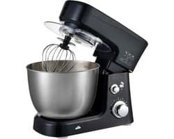 Florixa® Mixer met mengkom - Mixer - Mixer met mengkom keukenmachine - Zilver - 22 cm x 35 cm x 30 cm