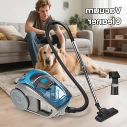 Krachtige Stofzuiger Met Snoer - 2800W - 15000Pa - Ionisator - Opzetstukken - Huisdieren - Huisstofmijten - 5m Snoer - Huishoudstofzuiger — thumbnail 1